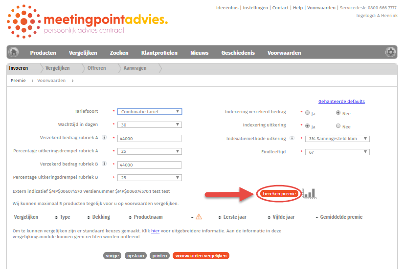 Hoe maak ik een adviesrapport aan in MeetingpointAdvies met een nieuw